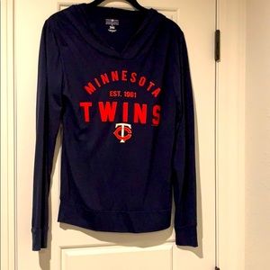 Minnesota Twins Dark Blue Lightweight Sweater